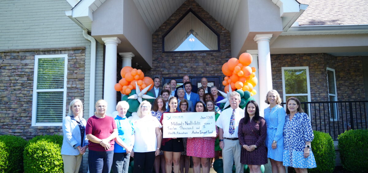 anchor impact fund check presentation